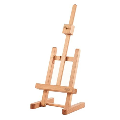 Mabef M/16 Table Easel,Oiled Beech-Wood Miniature Desktop Easel with Adjustable Canvas Height & Angle – Lightweight 0.4 kg/Max Load 0.5 kg – Made in Italy - style: Contemporary