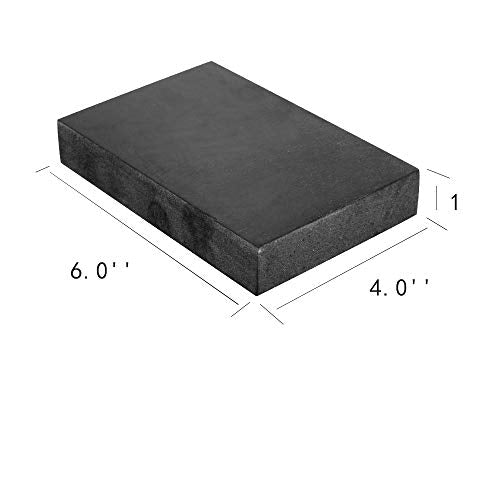 Rubber Bench Block Jeweler's Rubber Bench Block (15CM x 10CM) | Rubber Stamping Block for Hammering, Shaping, Chasing, Flattening Metals - color: Rubber Block, size: 4" x 6"