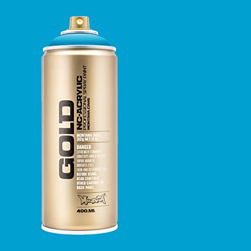 Montana Cans Montana GOLD 400 ml Color, Light Blue Spray Paint,MXG-G5040 - color: Light Blue, size: 13.5 Fl Oz (Pack of 1)