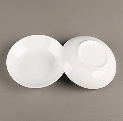 10PCS Round Porcelain Watercolor Paint Palette,Round Ceramic Artist Paint Palette Container Dish for Painting