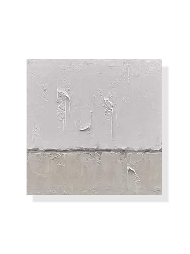 NANKAI Art minimalist style gray and white abstract oil painting - color: NKHB001