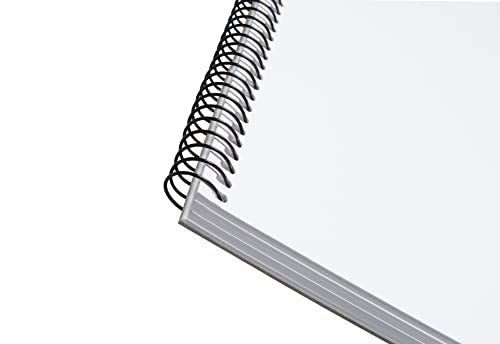 Bienfang Mixed Media Pad, 5.5x8.5 Inches, 40-Sheets Artist Paper, Spiral-Bound Sketchbook, 90lb,146gsm - size: 5.5" x 8.5"