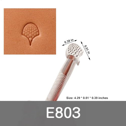 Leather Stamps,2Pcs Stamping Tools for Craft Working E803 BK113