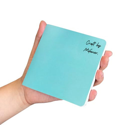 Watercolor Paper Sketchbook,3.9x3.9 Inch Mini Mixed Media Notebook,140lb/300gsm Artist Heavyweight Paper,30 Sheets Small Travel Drawing Journal for Adults,Painting,Watercolors,Art Supplies,Light Blue | 140LB / 300 GSM Watercolor Paper, Rough Textured,Cold