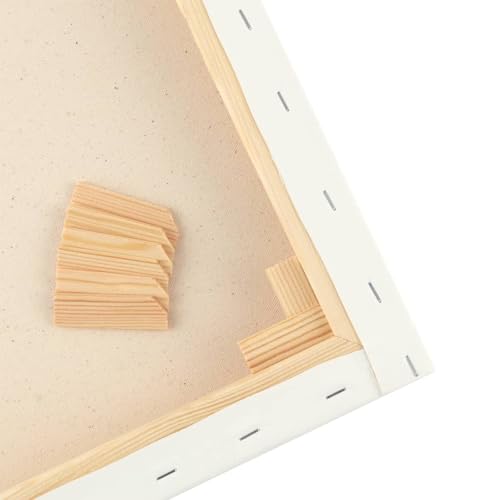 SoHo Urban Artist, 12x16 Heavyweight Stretched Cotton Canvas for Painting - 1.5" Deep- 3 Pack, Triple Primed, 100% Cotton Canvas, Archival, Universal Primed for Oil, Acrylic, Alkyd, Mixed Media