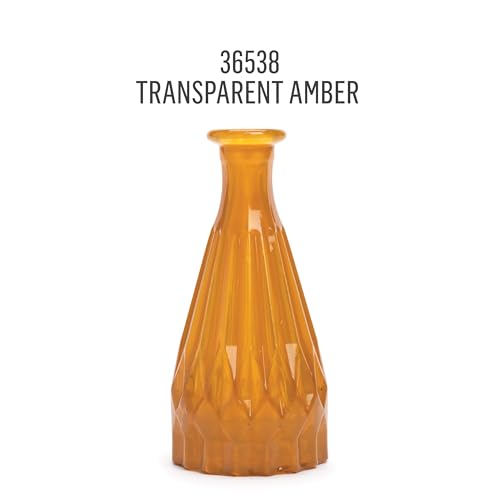 FolkArt Murano Transparent Acrylic Glass Paint, Amber, Perfect for Indoor and Outdoor Arts and Crafts Projects, 2 fl oz, 36538 - color: Transparent Amber, style: Transparent