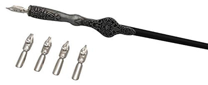 Gullor Calligraphy Pens Set - Dip Pen Handcrafted Calligraphy Set with 18 Nibs, Stannum - color: stannum