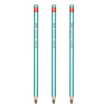 PATIKIL 14B Drawing Pencils for Sketching, Set of 6 Hexagonal Graphite Sketch Pencils Professional Sketching Art Supplies for Drawing Shading Writing Art Artists Beginners, Black - style: 14B