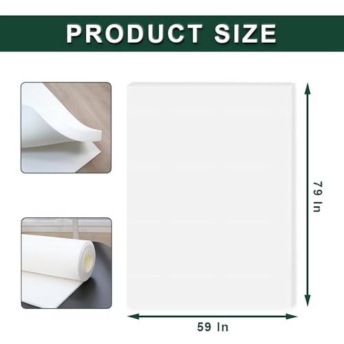 2PCS 59x79x0.2 Inches High Density Craft Foam Sheets, Suitable for Shipping, Packing, Mailing, DIY, Cosplay, Cushion Foam, 35D High Density Foam Sheets - size: 0.2 Inches (2 Pack)
