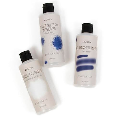 Hartem - Airbrush Cleaner 200 ml (6.76 Fl Oz) with Anti-Spill Cap | Removes Dried Paint, Prevents Clogging and Lubricates Airbrush Mechanisms Without Deterioration - size: Airbrush Cleaner 200ml (6.76 Fl Oz)