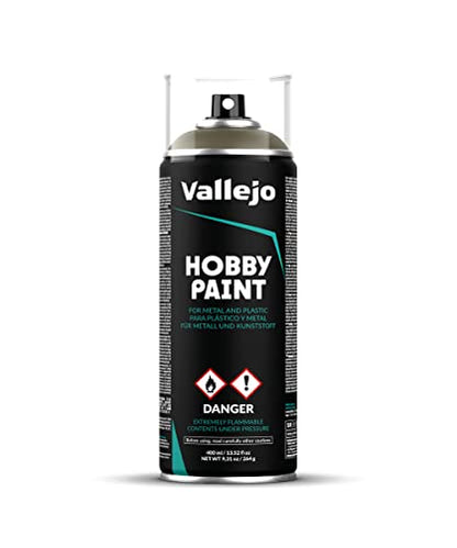 Vallejo - Hobby Paint Spray Infantry Color | Rusian Uniform 400 ml. (13.5 fl.oz.) | Perfect Matt and Self Levelling Finish - style: Rusian Uniform 400 ml. (13.5 fl.oz.)