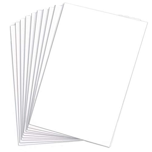 30 Sheets White Sticky Foam Sheets-Foam Tapes Double Sided Adhesive Foams Sheet 3D White Dual-Adhesive Foams Sheet for Scrapbook Crafting DIY Crafts, 3.9 x 5.9 Inch