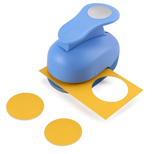 1.5 Inch Circle Punch - Creates Perfect Circles Every Time, Handmade Scrapbooking Tool for Card Making, DIY Photo Albums, Invitations & Decorations - size: 1.5 Inch