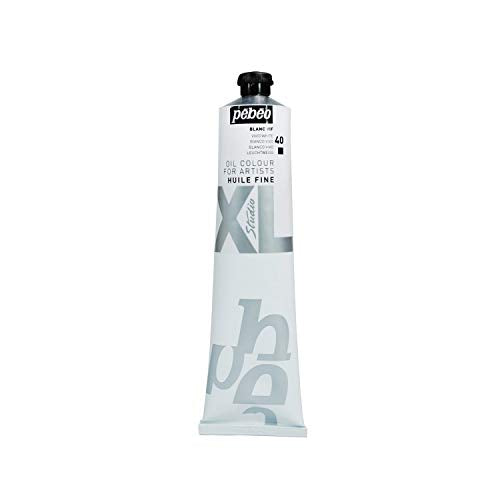 Pébéo - Fine Oil XL 200 ML - White Oil Painting - Bright White Oil - Pébéo Oil Painting - Bright White 200 ml - color: Bright White