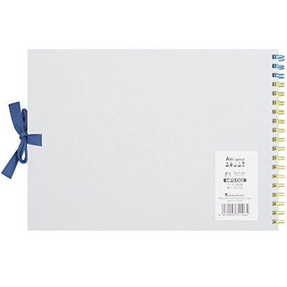 Maruman S311-06 F1 Art Spiral Sketchbook, Thick Drawing Paper, White, 24 Sheets - color: white, size: F1 (5.83" x 8.27")