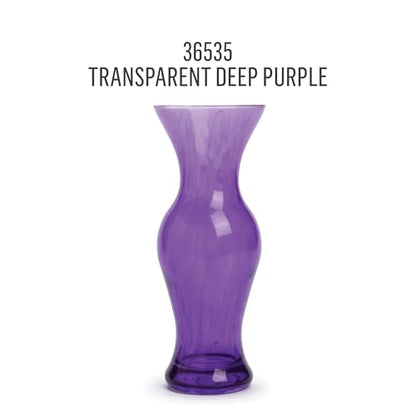FolkArt Murano Transparent Acrylic Glass Paint, Deep Purple, Perfect for Indoor and Outdoor Arts and Crafts Projects, 2 fl oz, 36535 - color: Transparent Deep Purple, style: Transparent