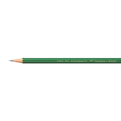 Tombow 8900 Drawing Pencil, B,Graphite 12-Pack - style: B
