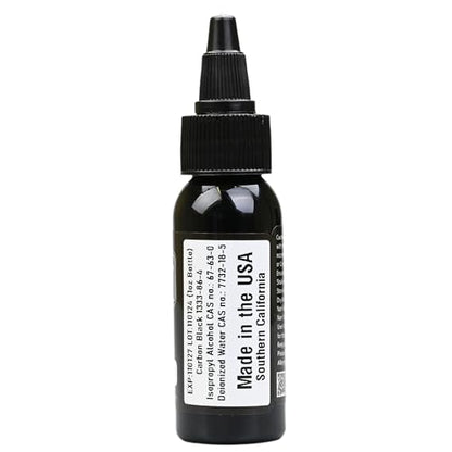 Element Tattoo Supply Black Tattoo Ink for Skin, 1oz Bottle | professional black ink for skin, smooth reliable flow, deep bold saturation, USA made, vegan formula, trusted by artists - size: 1oz