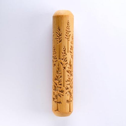MKM Pottery Tools Wood Big Hand Rollers for Clay (BHR-150 Evergreen Forest) - color: BHR-150 Evergreen Forest