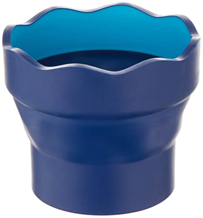 Faber Castell Plastic Click and Go Water Cup, Blue - color: Blue