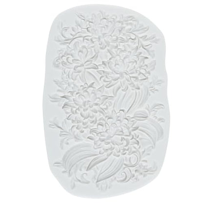 Chrysanthemum Flower Polymer Clay Molds Chrysanthemum Silicone Mold - color: Style W