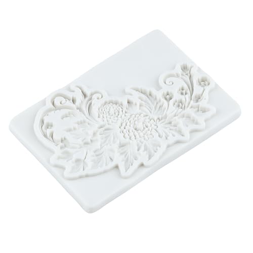Baroque Polymer Clay Mold Baroque Relief Flower Silicone Molds | Jewelry Making Epoxy Resin Casting Air Dry Polymer Clay Craft - color: Style S