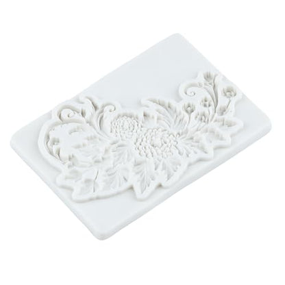 Baroque Polymer Clay Mold Baroque Relief Flower Silicone Molds | Jewelry Making Epoxy Resin Casting Air Dry Polymer Clay Craft - color: Style S