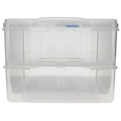 Snapware Snap 'N Stack Portable Storage Bin for Tools and Craft Storage - size: 14.1 x 10.5-Inch