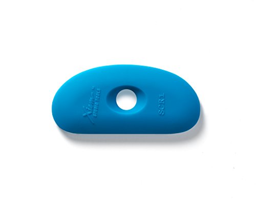 Xiem Tools Firm Silicone Clay Rib for Ceramics and Pottery (SCR1-B-10201) - size: SCR1-B-10201