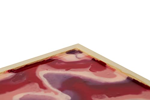 Da Vinci Pro Liquid Art Multi-Media Panel 6x6, 1-1/2" Deep Gesso Board with Natural Wood Frame, Raised Lip Wood Canvas Panel Ideal for Artists Using High Flow Acrylics and Alcohol-Based Dyes - size: 6x6"