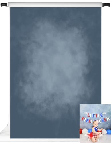 Kate Blue Photography Backdrops Abstract Photo Backdrop Poratrait Background for Photoshoot, 5x7ft - color: blue, size: 5x7ft