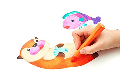 Amos Premium Non-toxic Silky Crayon Pasnet 24 Colors - color: 24 colors