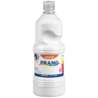 Prang Ready-to-Use Tempera Paint, White, 32 Oz., 1 Count - color: White