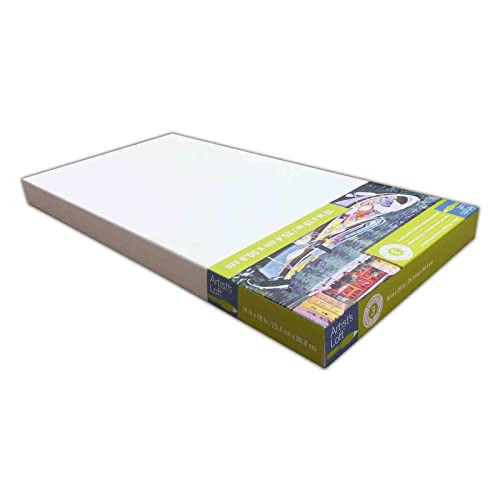 Artist's Loft Level 3 Gallery Wrapped Heavy Duty Canvas - size: 10 x 20
