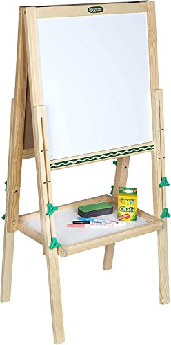 Crayola Kids Mini Wooden Art Easel & Supplies, Toddler Toys, Gift for Kids, Ages 3, 4, 5, 6 - style: Mini Easel