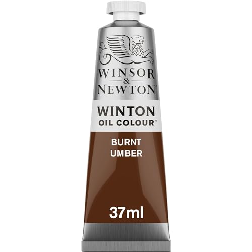 Winsor & Newton Winton Oil Color, 37ml Tube, Burnt Umber | High-quality pigments, Durable, Lightfast, Permanent, Uniform Consistency, Great Pigment Load - color: Burnt Umber, size: 1.25 Fl Oz (Pack of 1), style: 1.25-oz Tube