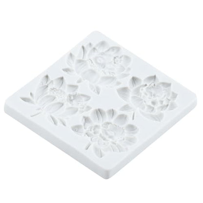 Animal Lotus Flower Polymer Clay Mold Cat Dog Owl Silicone Molds - color: Style B