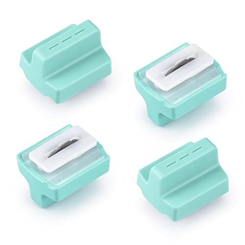 Paper Trimmer Replacement Blades Use for 4 Style Multi-Function Scrapbooking Tool with Dial Blades of Perforated Paper Cutter Blade Refills Mint Green (4 Pack） - style: Perforated Paper Cutter Blade
