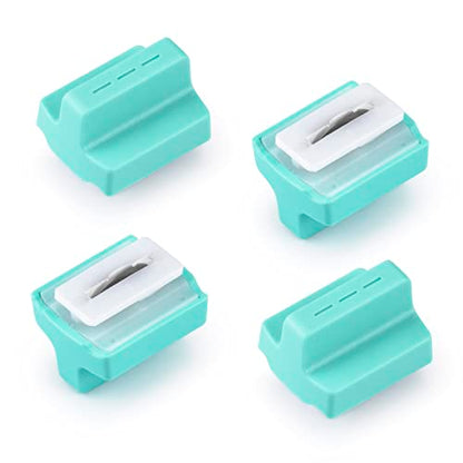 Paper Trimmer Replacement Blades Use for 4 Style Multi-Function Scrapbooking Tool with Dial Blades of Perforated Paper Cutter Blade Refills Mint Green (4 Pack） - style: Perforated Paper Cutter Blade