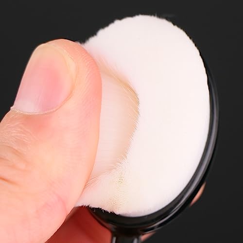 UNIMEIX 6 Pack Blending Brush for Card Making Crafting Ink Blender Brushes Set Tool Paper Background Brush Drawing - color: White, size: 6 Pack Brush with round holder