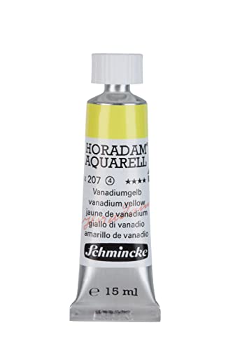 Schmincke HORADAM AQUARELL vanadium yellow 15 ml, 14207006 - color: 207 vanadium yellow, size: 0.5 Fl Oz (Pack of 1)