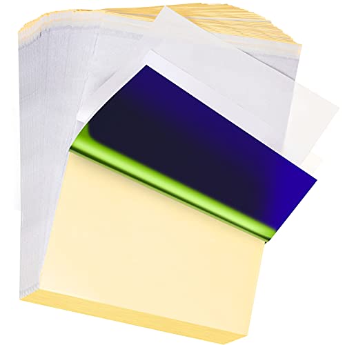 120 Sheets Tattoo Transfer Paper, Stencil Paper for Tattooing, 4 Layers Tattoo Transfer Paper for Tattoo Supplies, A4 Size