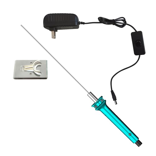 FIRElood Hot Wire Pen, Electric Hot Wire Cutter Pen 20cm, Styrofoam Cutting Hot Pen Hot Wire Cutting Pen for Amateur DIY Heat Cutting Engraving Pen, Art Making, Foam Carving (blue, 200mm) - size: 200mm