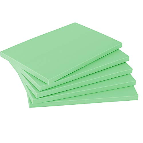 ZOENHOU 20 PCS 4 x 6 Inch Rubber Stamp Carving Blocks, Linoleum Blocks for Printmaking, Stamp Making, Green - color: Green