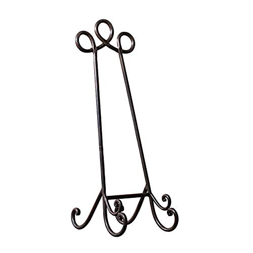 Creative Co-Op DE1159 Grey Metal Easel 24 Inch High