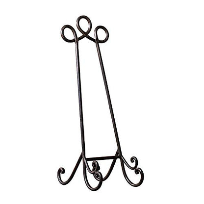 Creative Co-Op DE1159 Grey Metal Easel 24 Inch High
