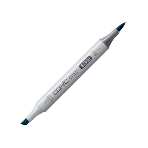 Copic Markers BG09 Ciao with Replaceable Nib, Blue Green - color: Blue Green