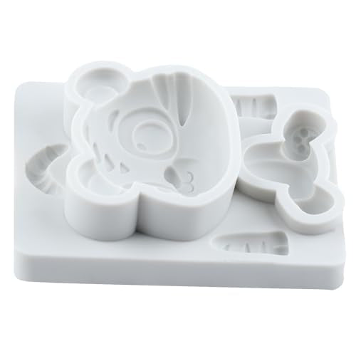 Tiger Polymer Clay Mold Tiger Woodland Animal Silicone Molds - color: Style S