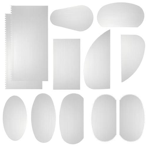 Pottery Ribs Set, 12PCS Stainless Steel Pottery Tools for Sculpting, Shaping, and Texturing, Metal Ribs for Ceramic Art