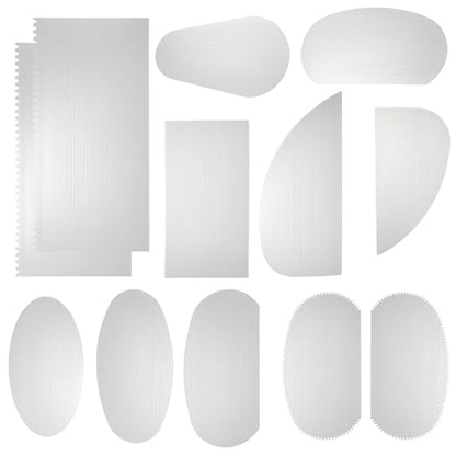 Pottery Ribs Set, 12PCS Stainless Steel Pottery Tools for Sculpting, Shaping, and Texturing, Metal Ribs for Ceramic Art
